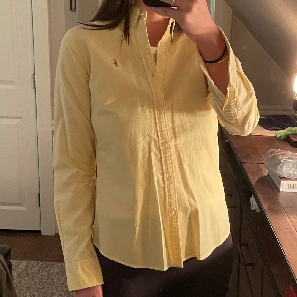 Ralph Lauren Slimfit Button Down Polo Shirt (size S)